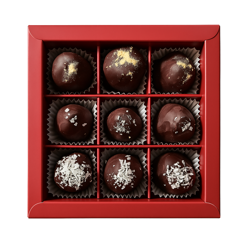 Handgemachte Dattelpralinen 9er Mix Pack