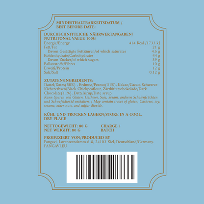 Beanbites Schokolade (80g) | Proteinballs | Bohnenpower
